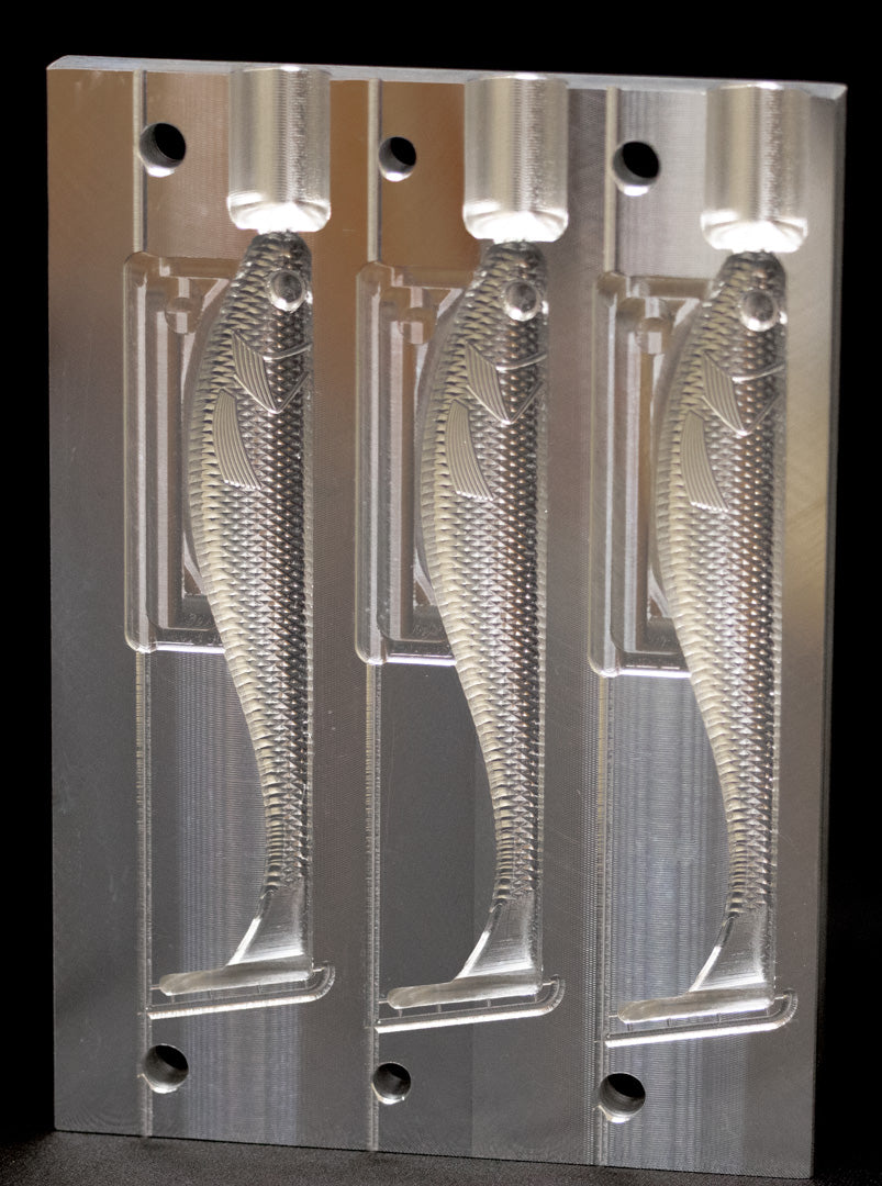 5" DR Swimbait Mold Top Injection
