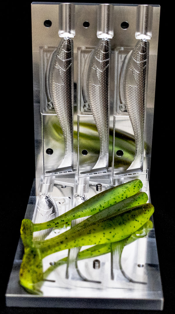 6" DR Swimbait Mold Top Injection
