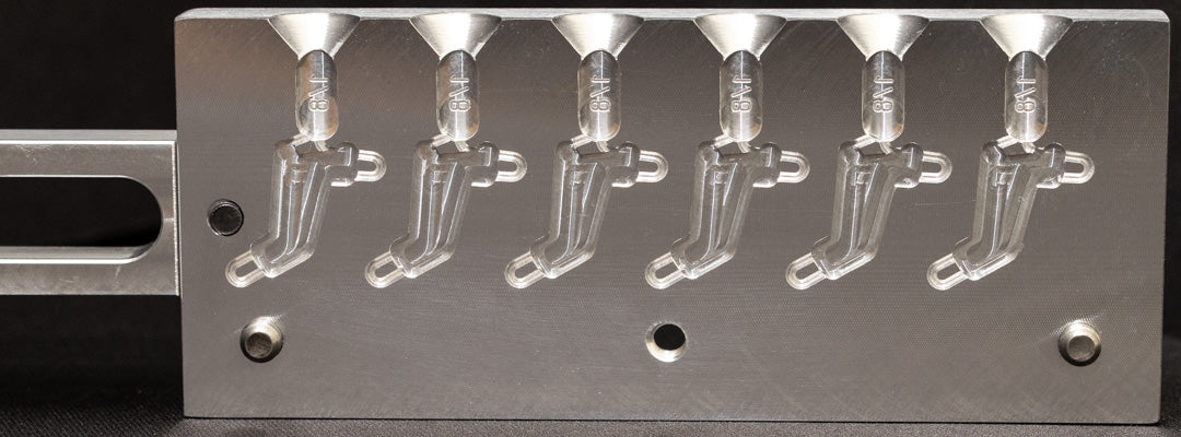 6" Cutt Throat Shad Lead Molds