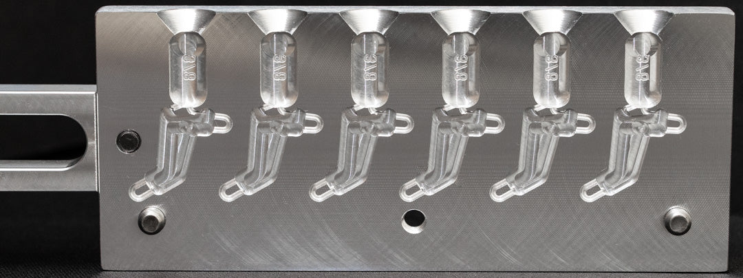 6" Cutt Throat Shad Lead Molds