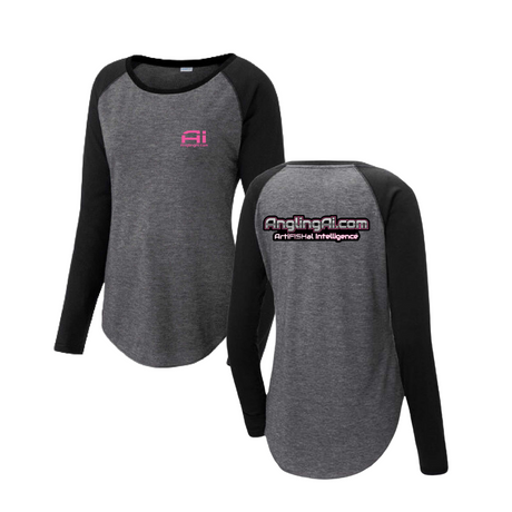 Angling Ai Ladies Scoop Neck Long Sleeve