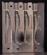 4" DR Swimbait Mold Top Injection