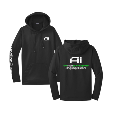 Angling Ai Fleece Hooded Sweatshirt