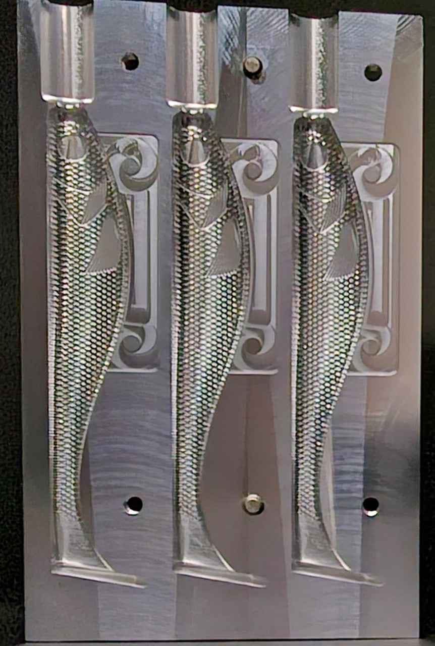 6" DR Swimbait Mold Top Injection