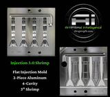 Injection 3.0 Shrimp Mold (4-Cavity)