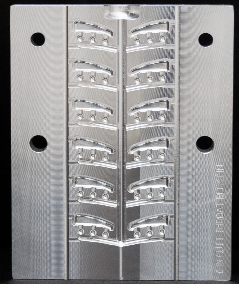 6" Cutt Throat Shad Wing Mold
