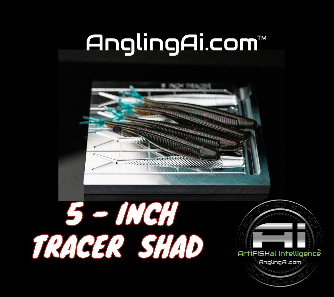 Tail Mold 4" Jigging Minnow / 4"- 5" Tracer Shad-10-cavity