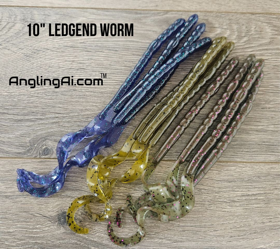 10" LEDGEND Worm Mold