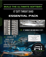 6" Cutt Throat Shad Essentials Pack