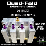 Quad-Fold Manifold Block