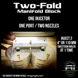 Two-Fold Manifold Block