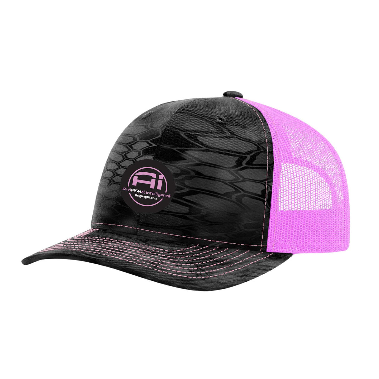 Angling Ai Kryptek Patch Hat Pink