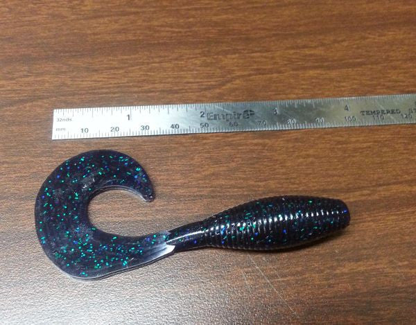 5" Fat Body Single Tail Grub Mold