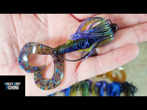 bass lure molds south africa The AnglingAi Crawkin' Tube Open Water Swim Jig